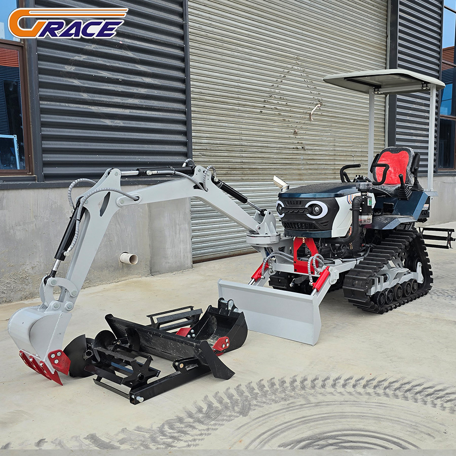 Traktor Crawler Profesional ya - Agriculture Farming Working ulasan dan harga
