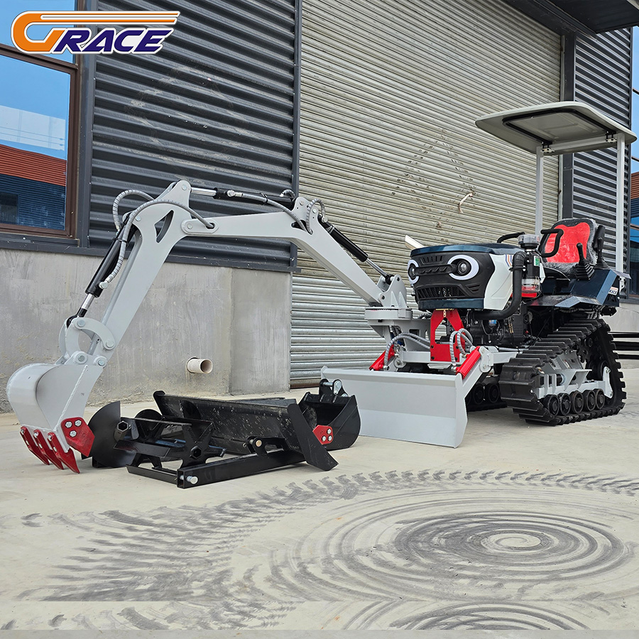 Traktor Crawler Profesional ya - Agriculture Farming Working ulasan dan harga