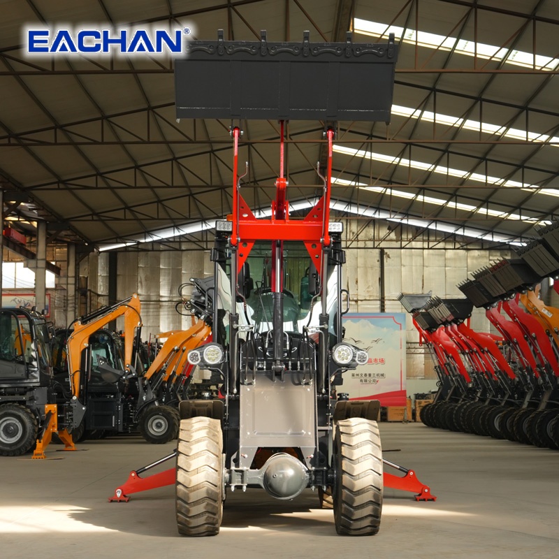Loader Backhoe Roda Hidrolik 4 - Agriculture Farming Working ulasan dan harga
