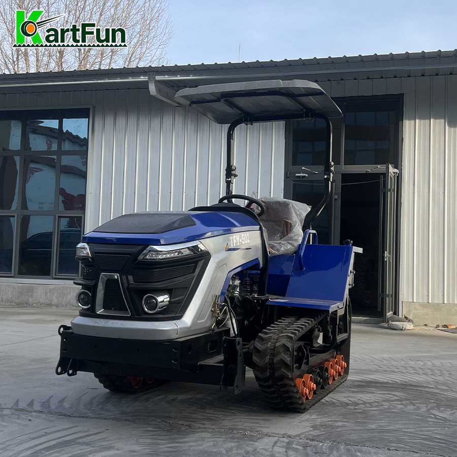 Traktor Crawler Pertanian 50HP - Agriculture Farming Working ulasan dan harga