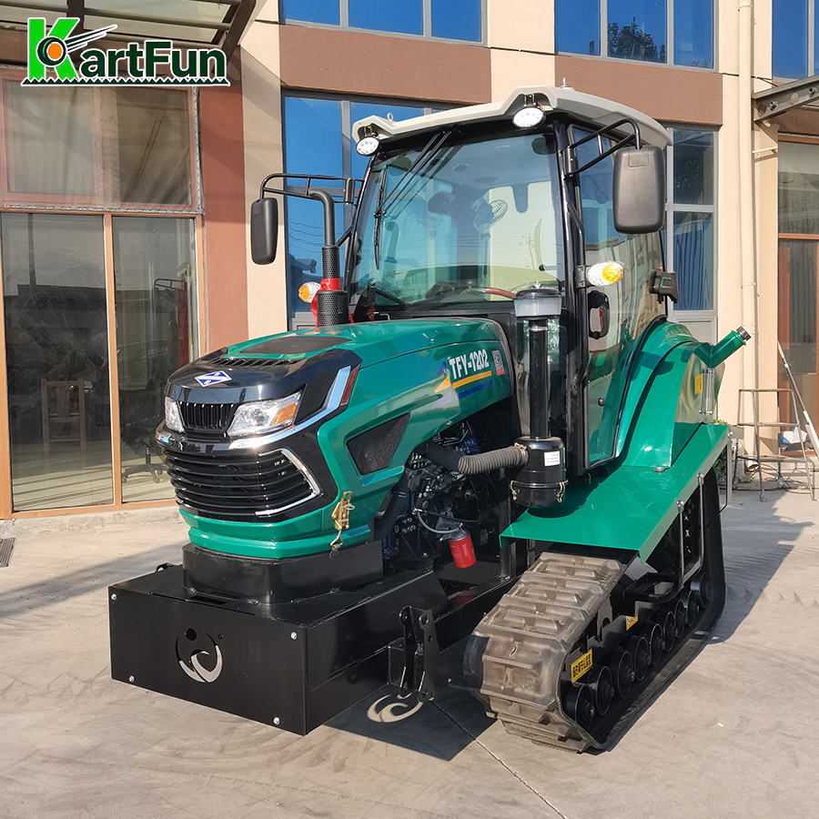 Traktor Crawler Pertanian 50HP - Agriculture Farming Working ulasan dan harga