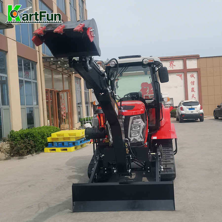 Traktor Crawler Pertanian 50HP - Agriculture Farming Working ulasan dan harga